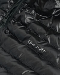 Teens skinnende let vatteret jakke