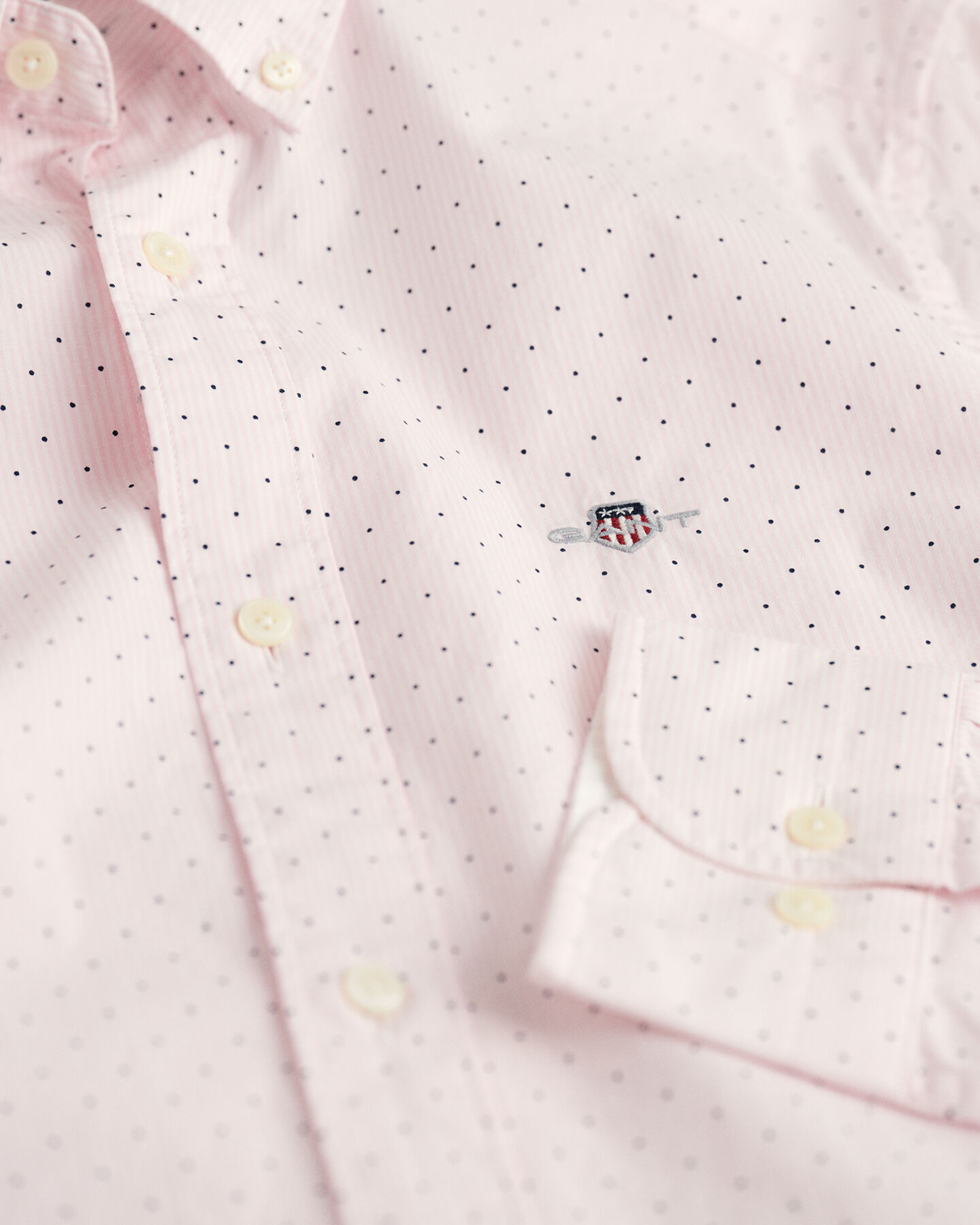 Slim fit banker prikket skjorte