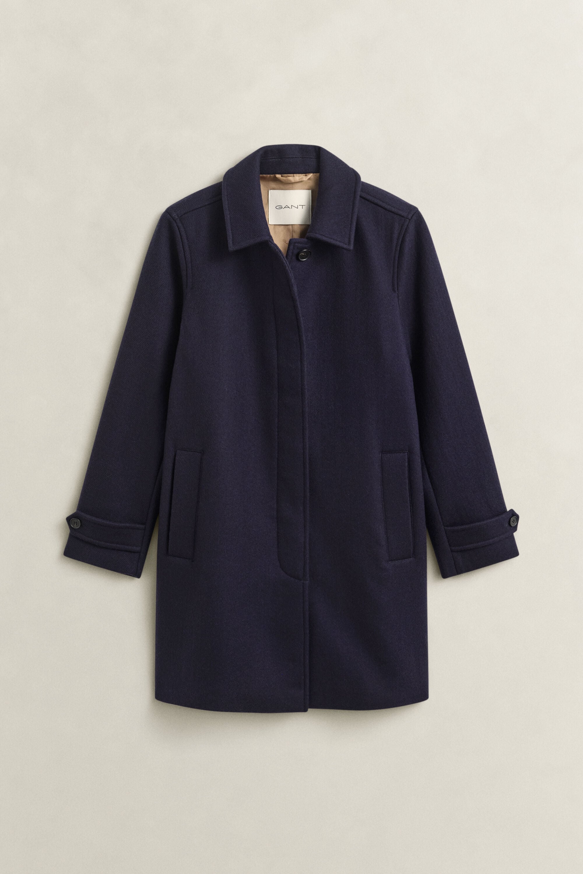 Car Coat af uldblanding