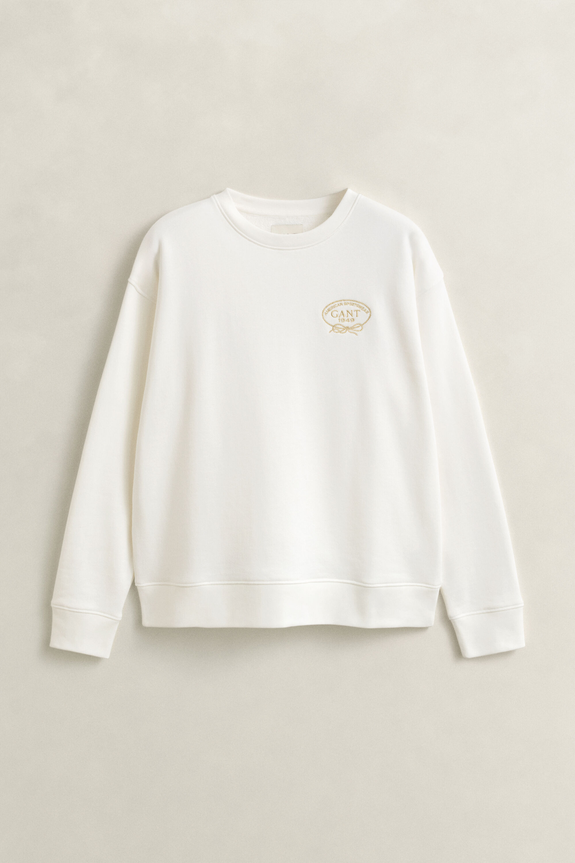 Sweatshirt med rebgrafik