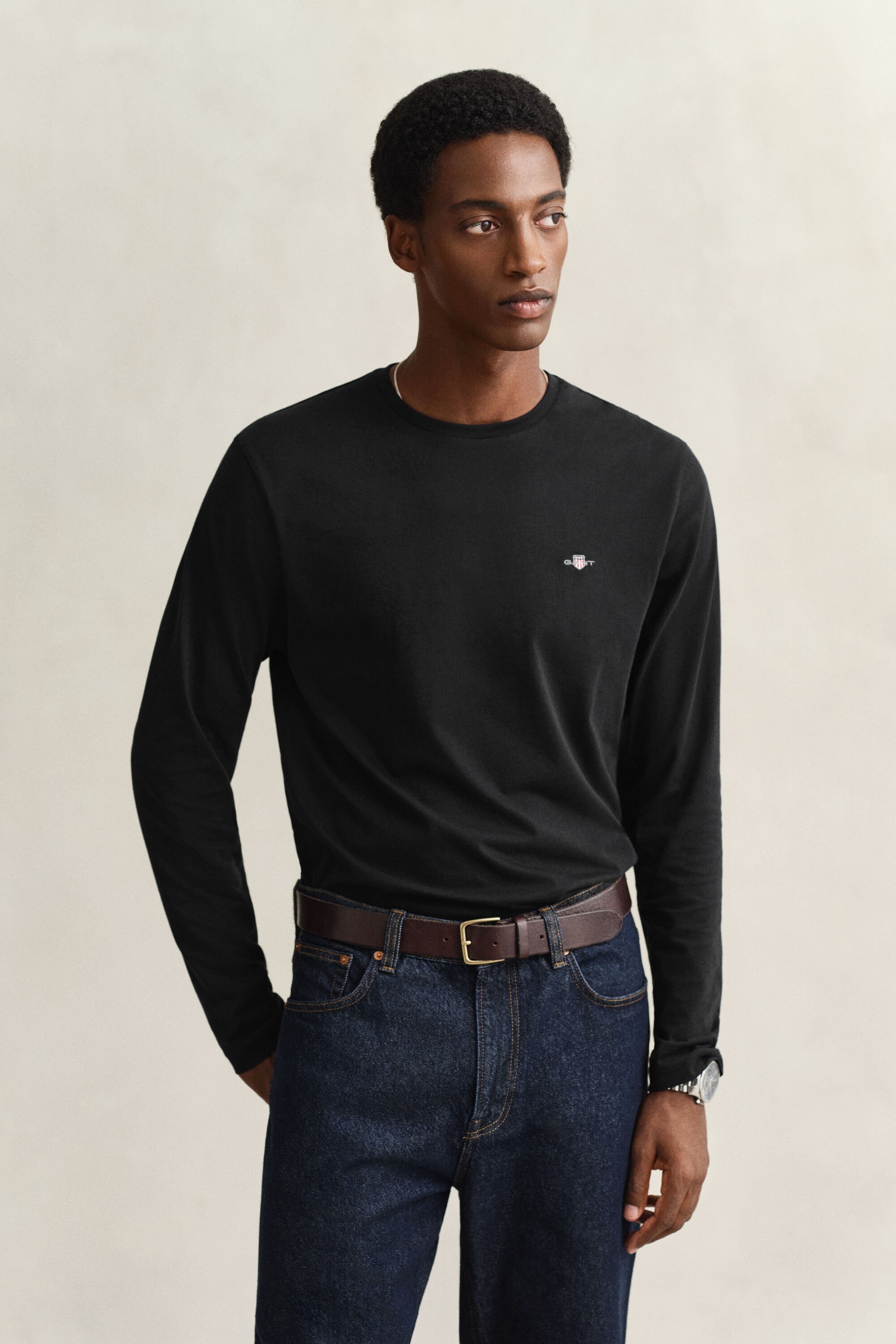 Shield T-shirt med lange ærmer