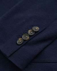 Slim fit piqué-blazer