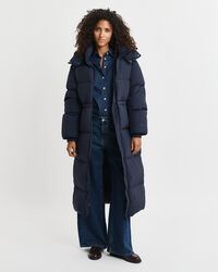 Dunfrakke i fuld længde