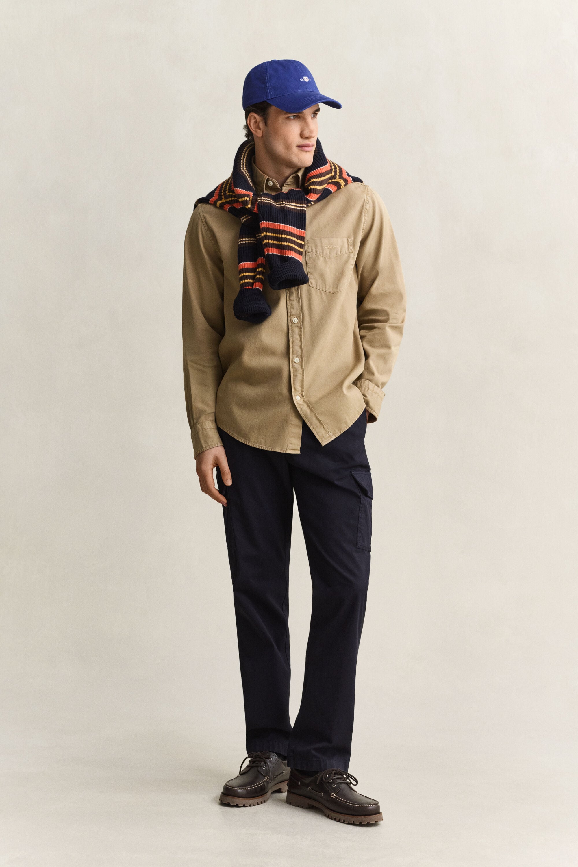 Regular fit skjorte af twill