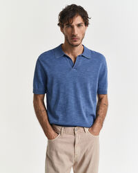Sunfaded kortærmet polo sweater