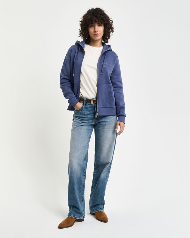 Tonal Shield hættetrøje med lynlås