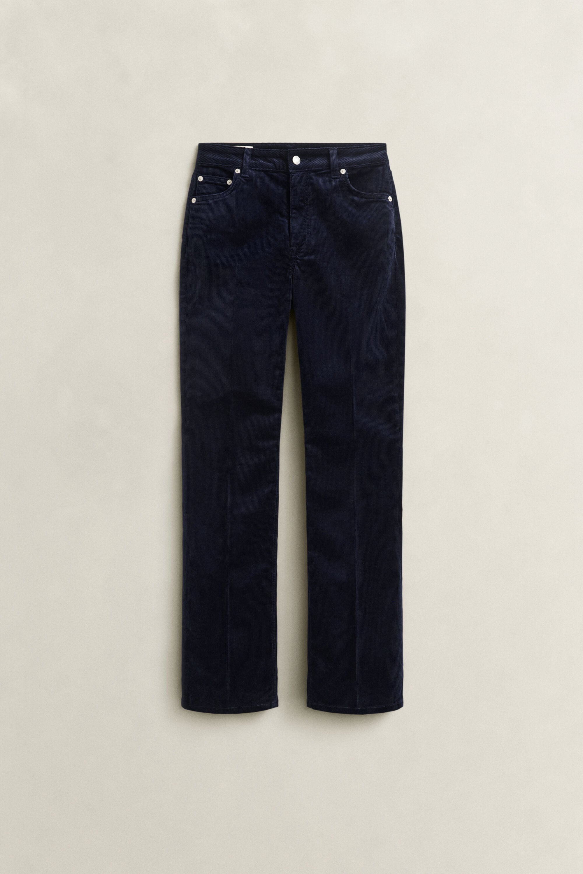 Jeans i jernbanefløjl med svaj