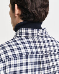 Regular fit ternet flannelskjorte