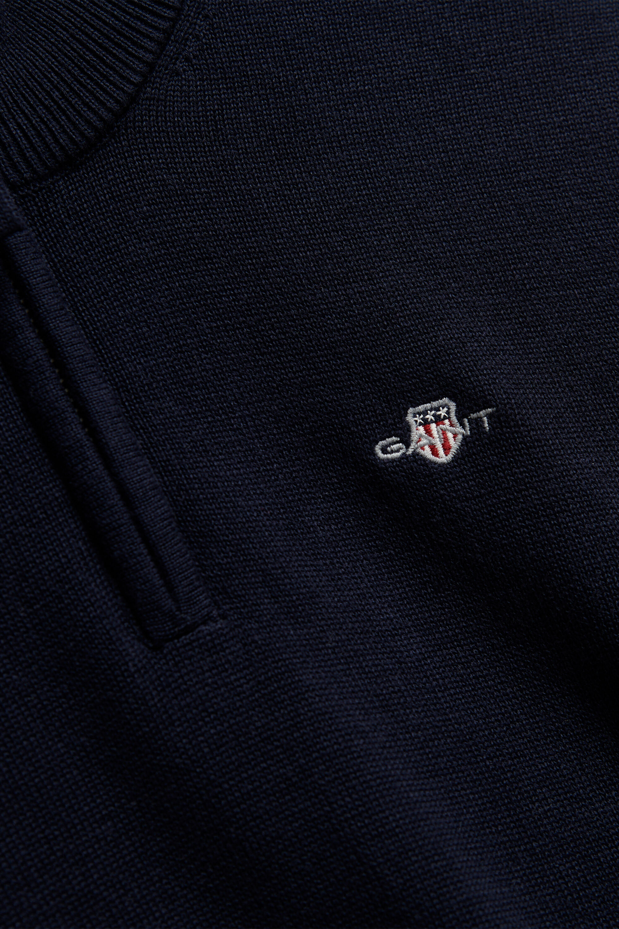 Teen Boys Shield sweater med halv lynlås