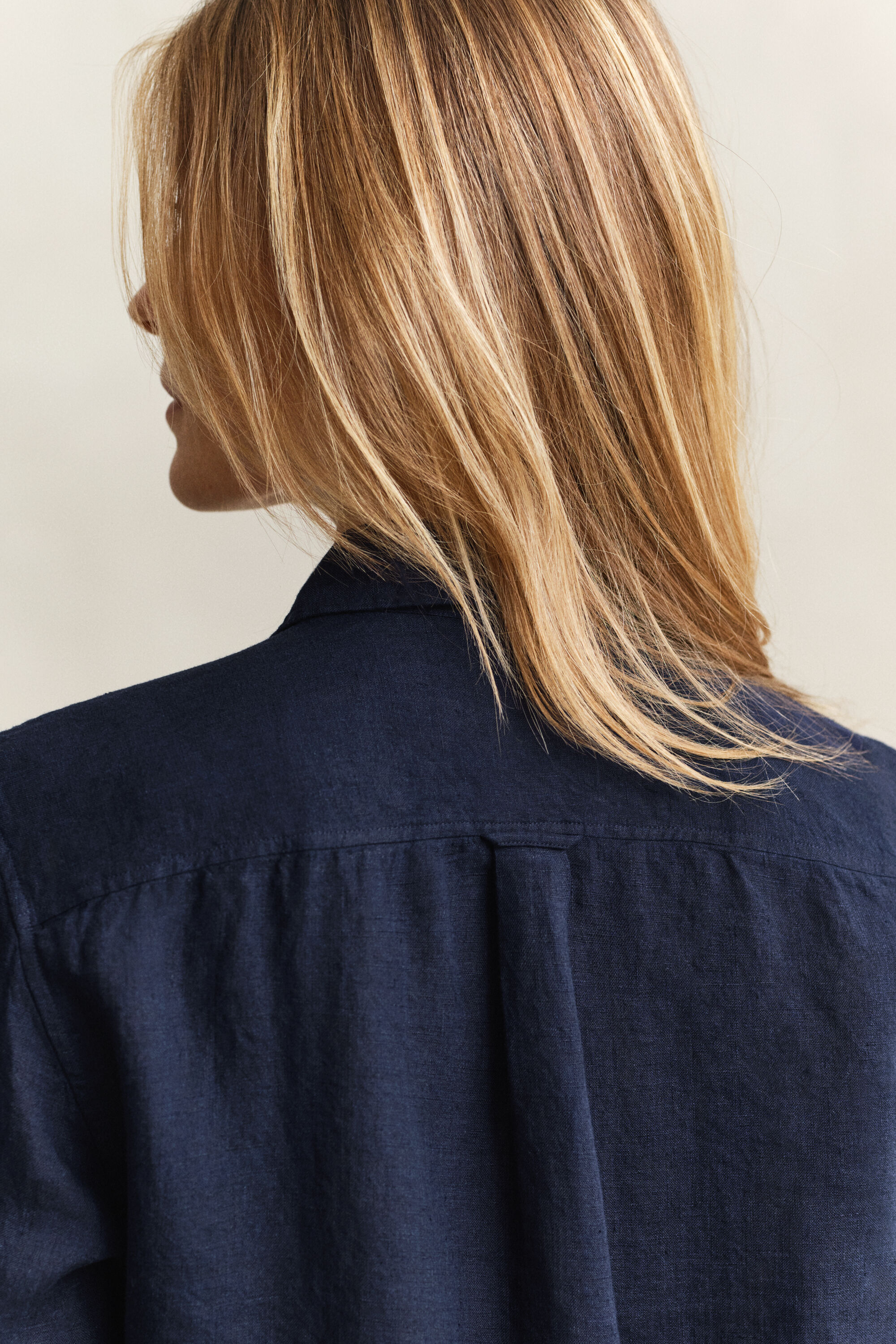 Regular fit skjorte af hør