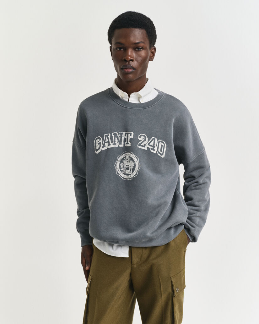 Graphic sweatshirt med crewneck