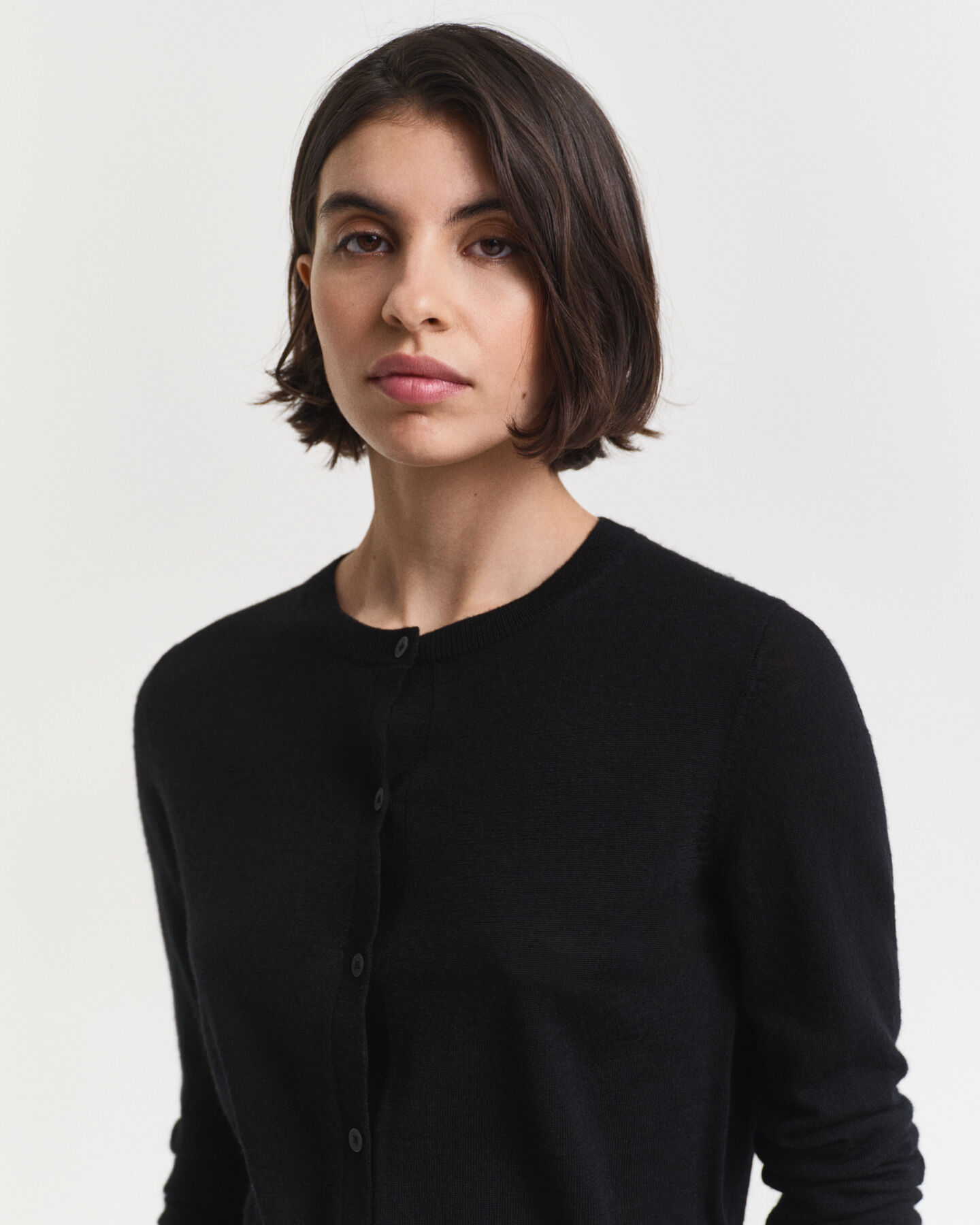 Cardigan af ekstra fin merinould