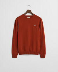 Crewneck sweater i ekstra fin lammeuld