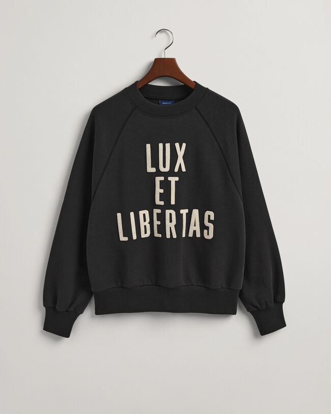 Luxe sweatshirt med crewneck