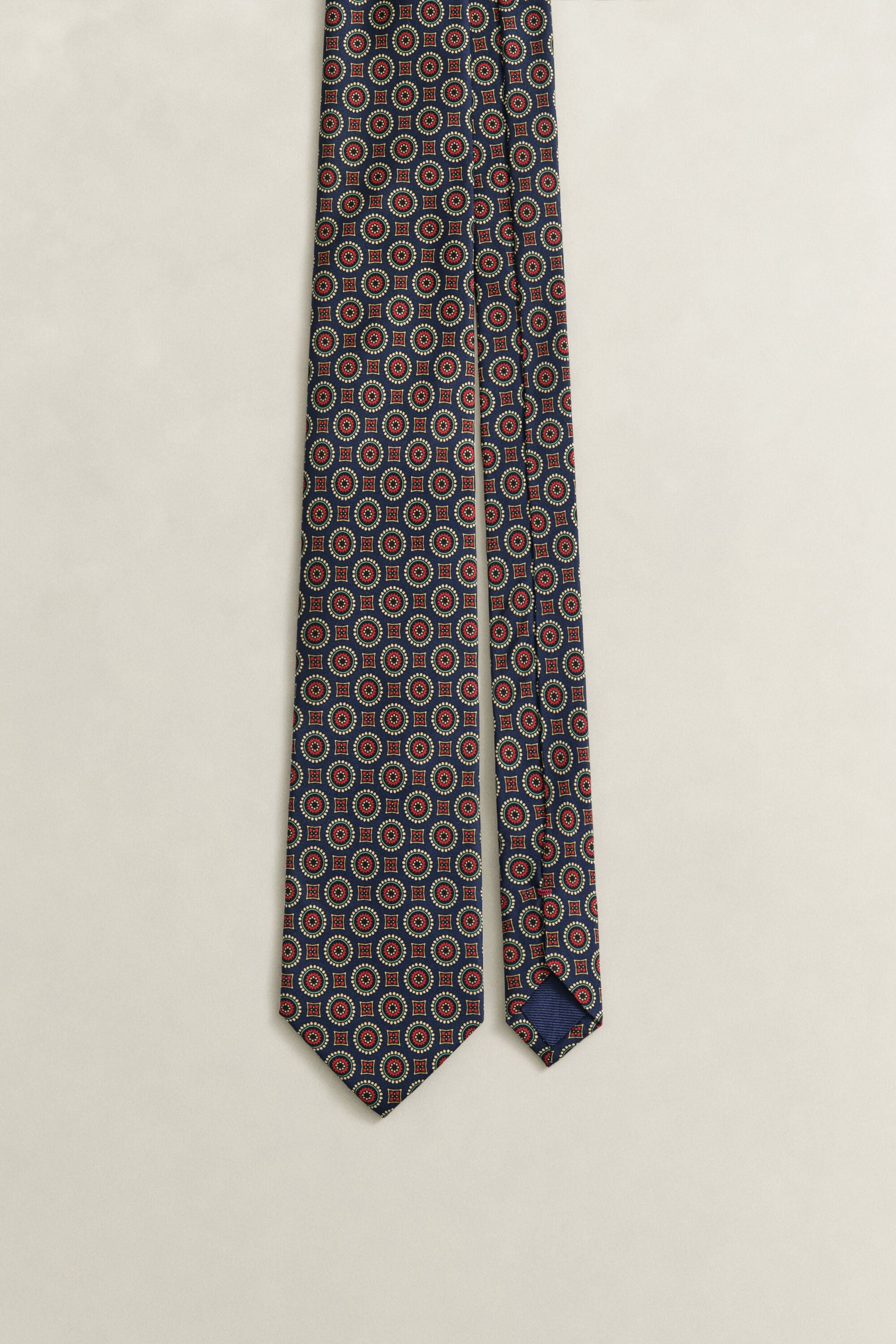 Slips med foulard-tryk