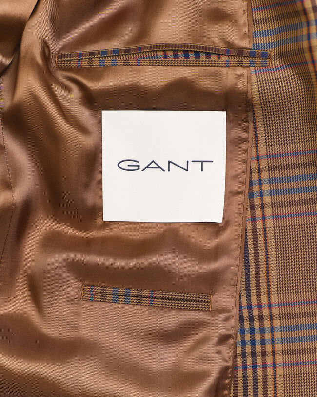 Relaxed fit ternet uldblazer