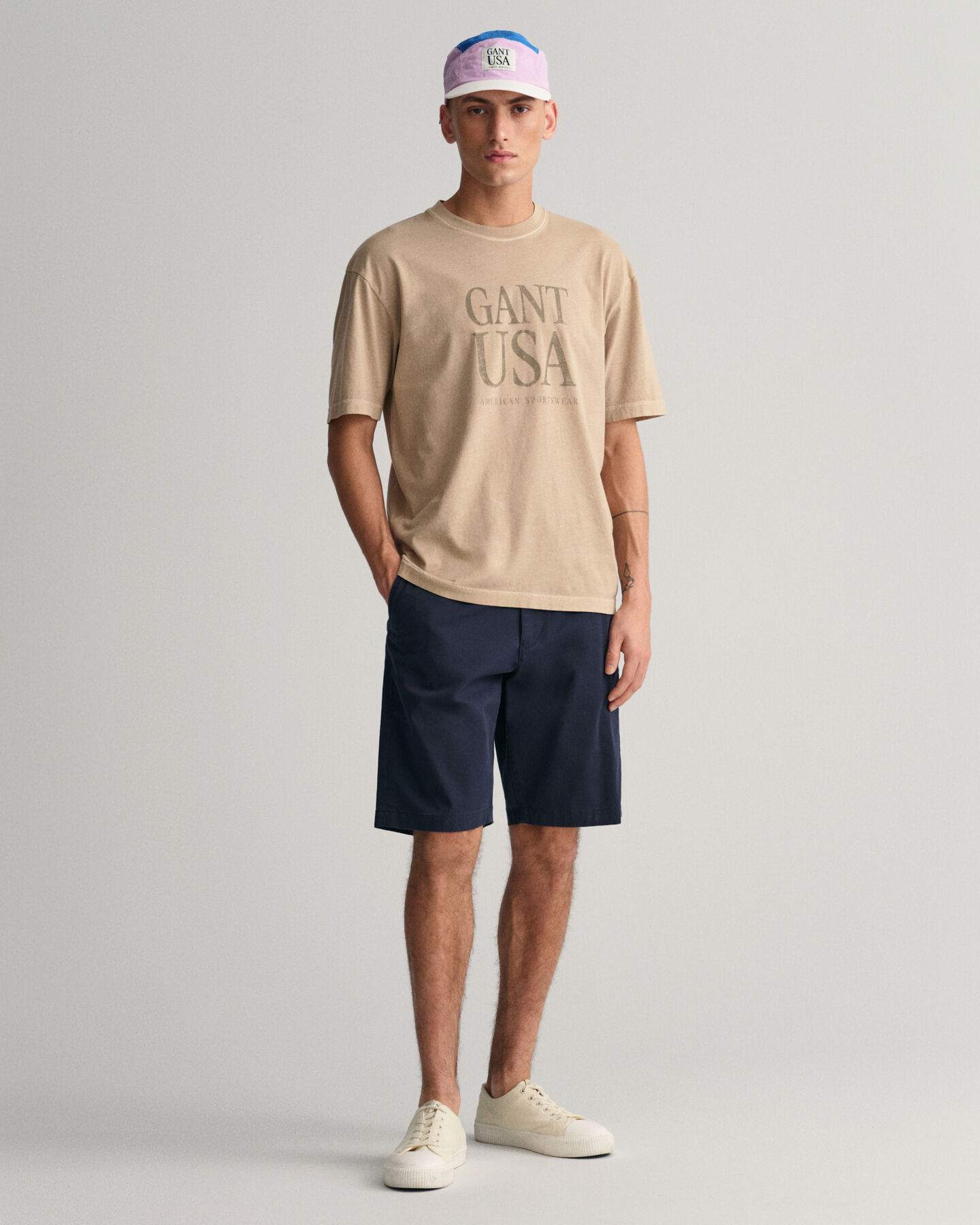 Relaxed fit shorts af twill