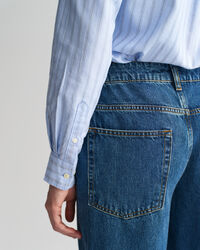 Regular fit stribet Archive Oxford-skjorte