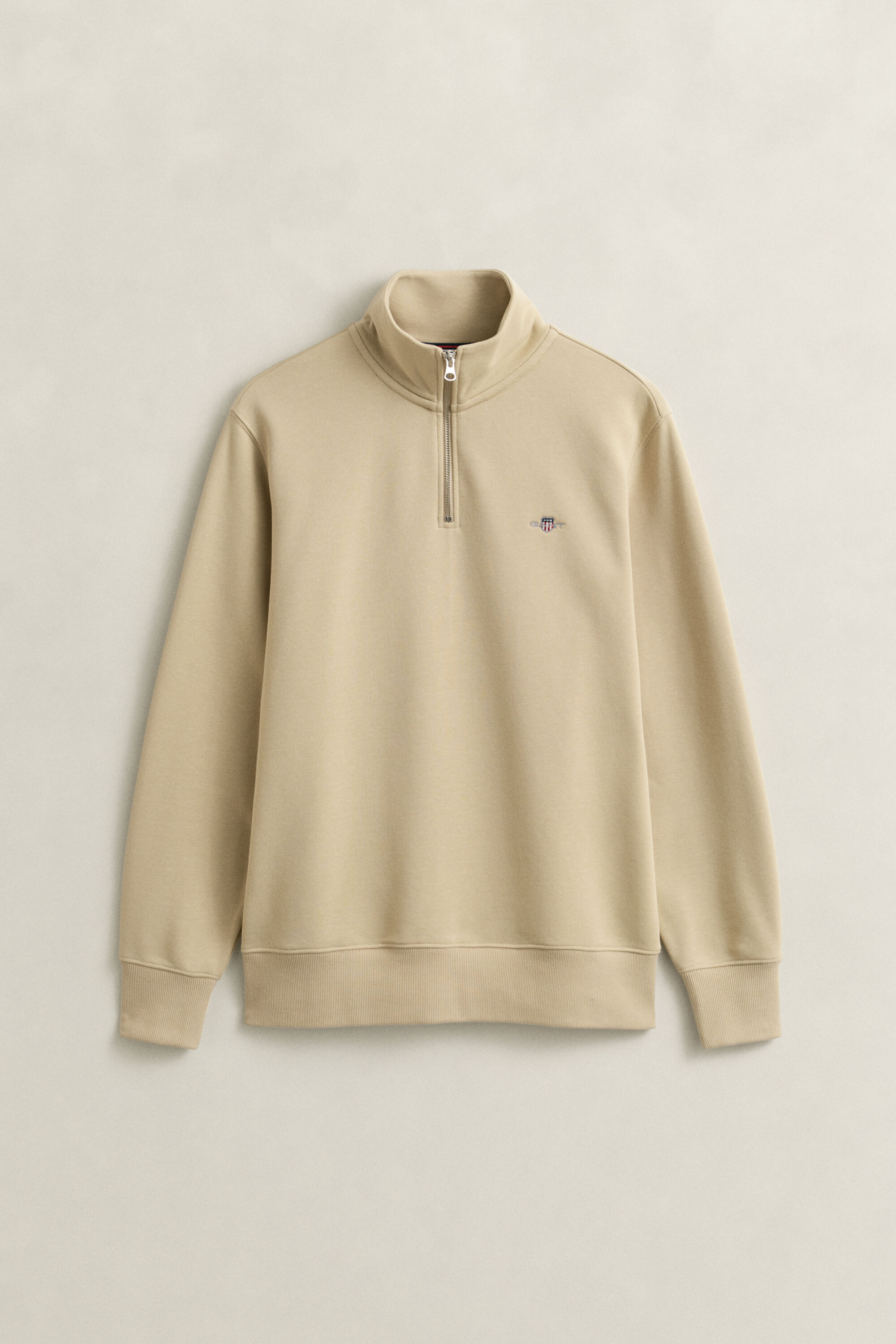 Shield sweatshirt med halv lynlås