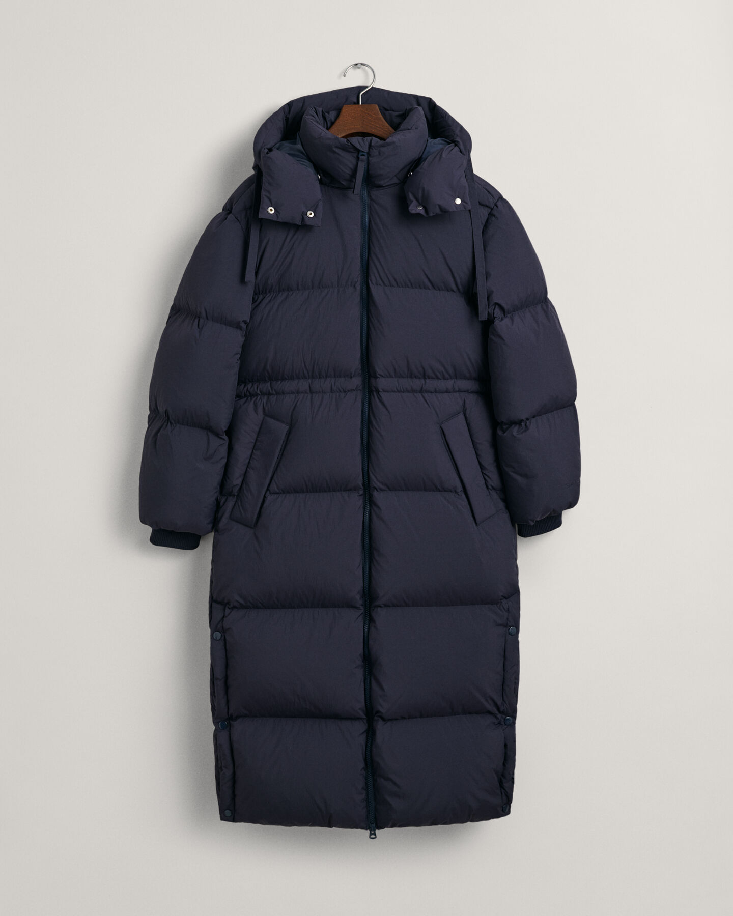 Dunfrakke i fuld længde