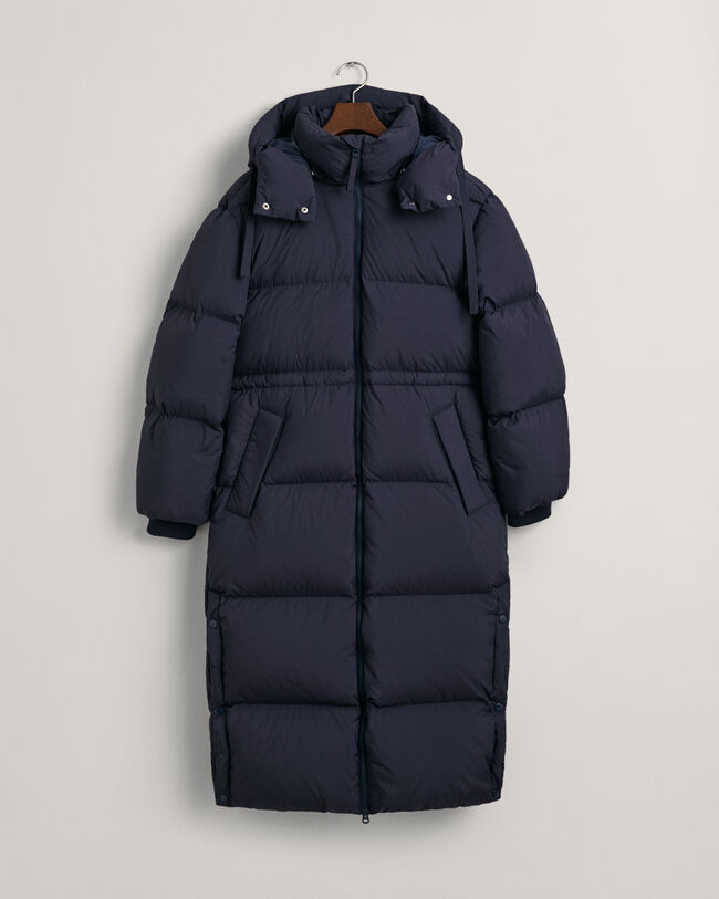 Dunfrakke i fuld længde