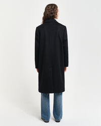 Klassisk uldfrakke med skræddersyet pasform