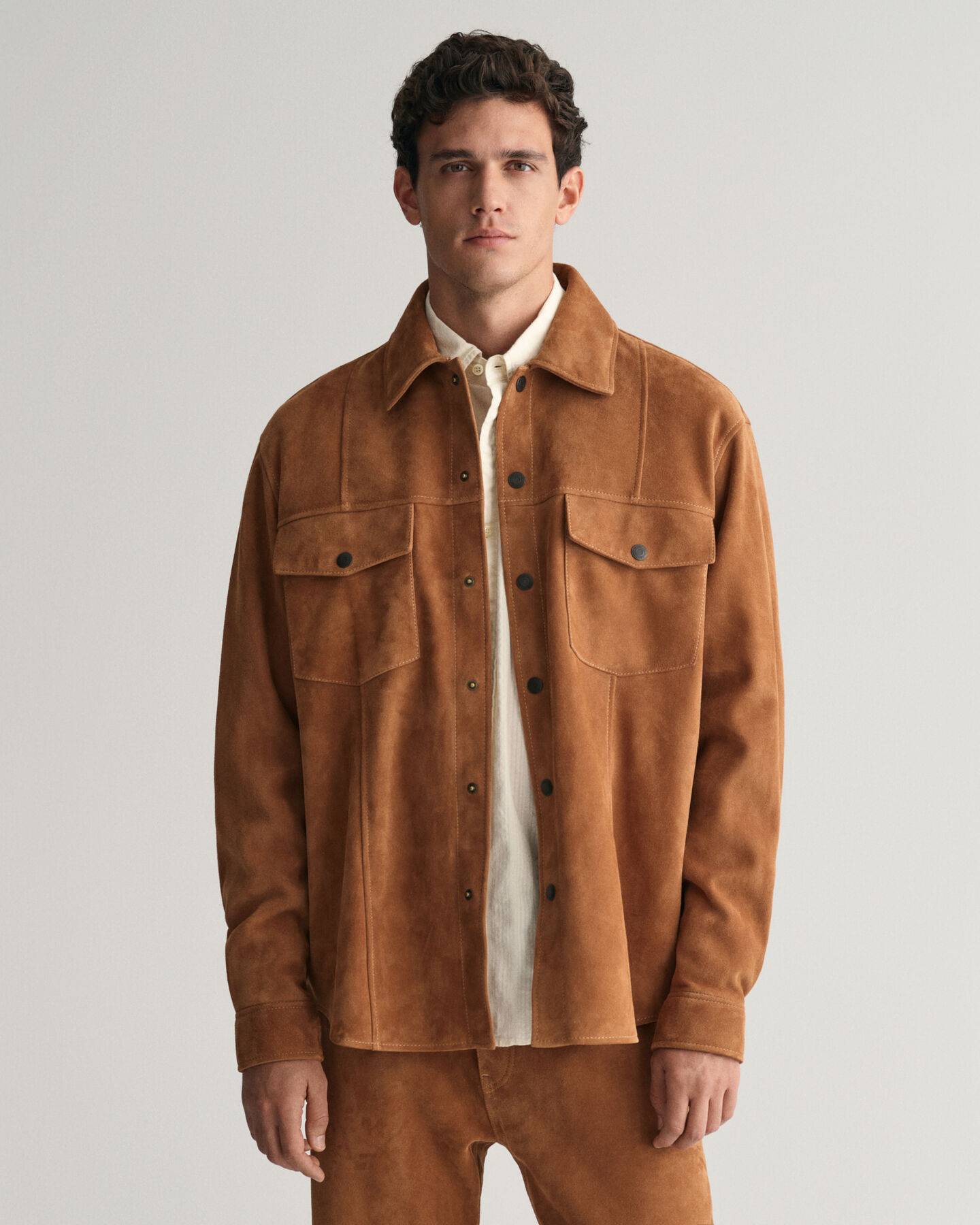 Oversized ruskindsskjorte