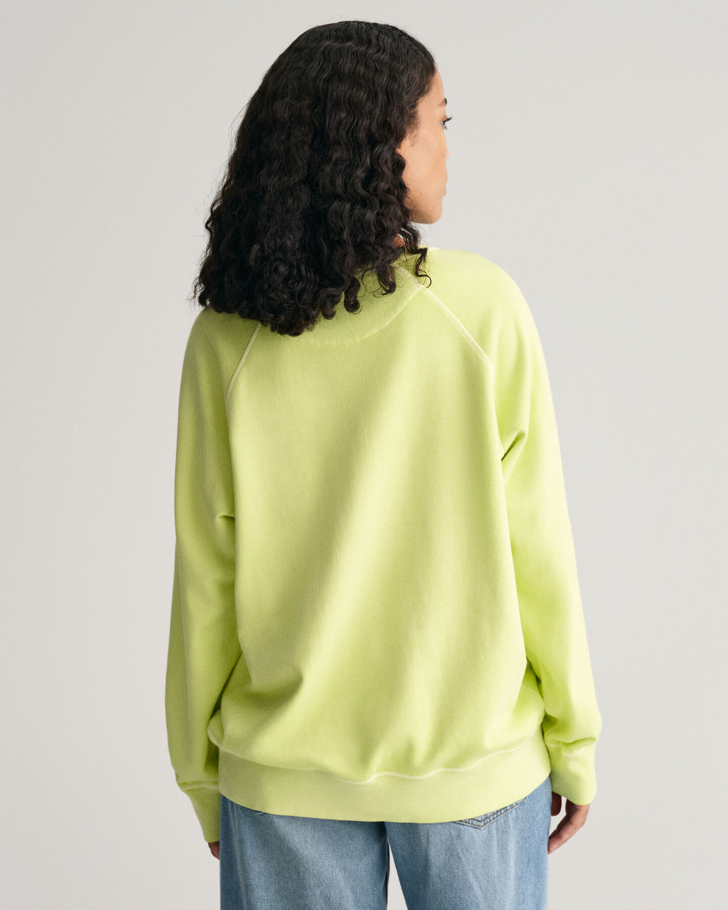 Sunfaded sweatshirt med crewneck