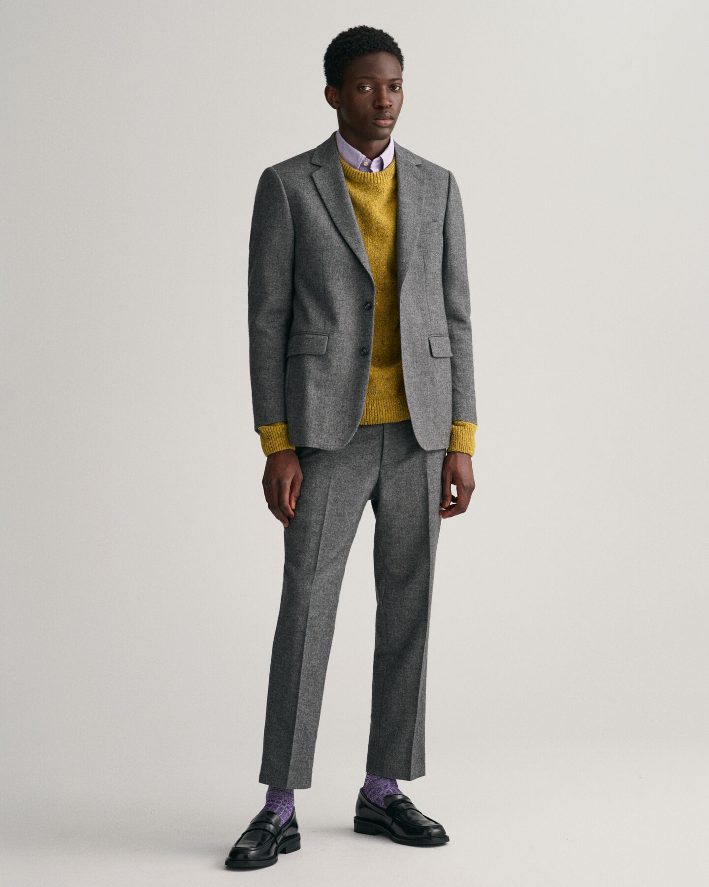 Sildebensmønstret jakkesæt-blazer