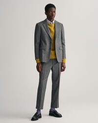 Sildebensmønstret jakkesæt-blazer