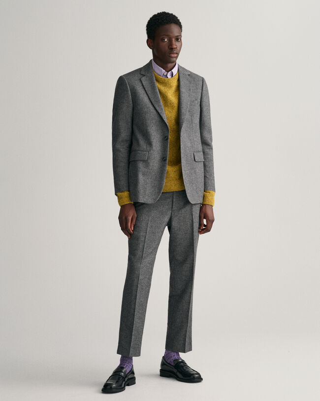 Sildebensmønstret jakkesæt-blazer