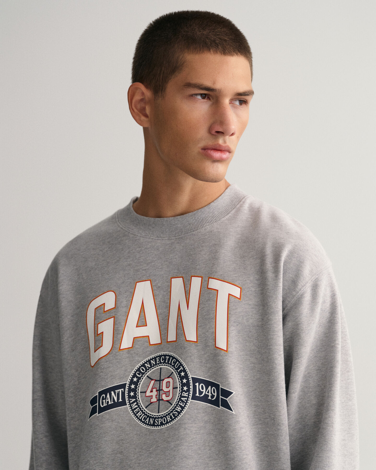 Retro Crest sweatshirt med crewneck