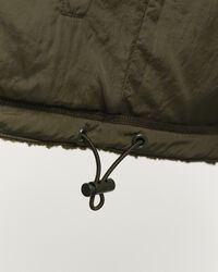 Vendbar fleece med lynlås