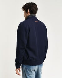 Harrington jakke i uldblanding