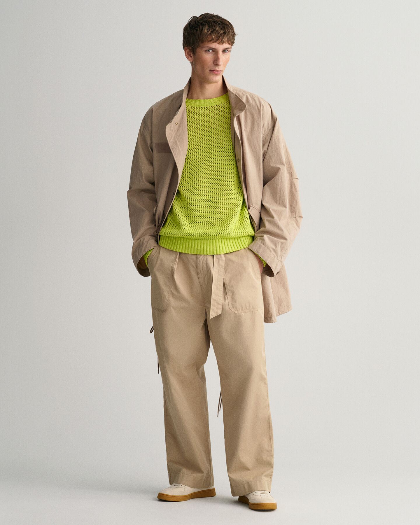 &Aring;ben Texture crewneck sweater