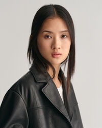 Blazerjakke af læder