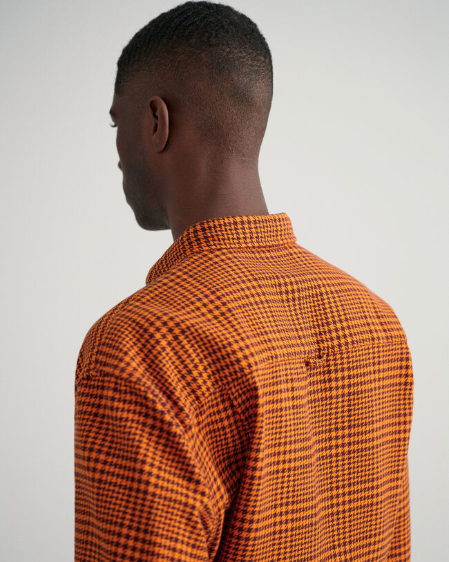 Oversized Houndstooth bomuldsskjorte