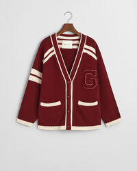 GANT Varsity cardigan med V-hals