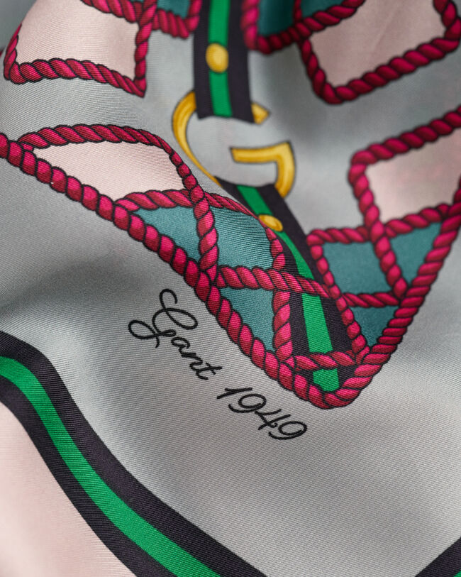 Graphic silketørklæde