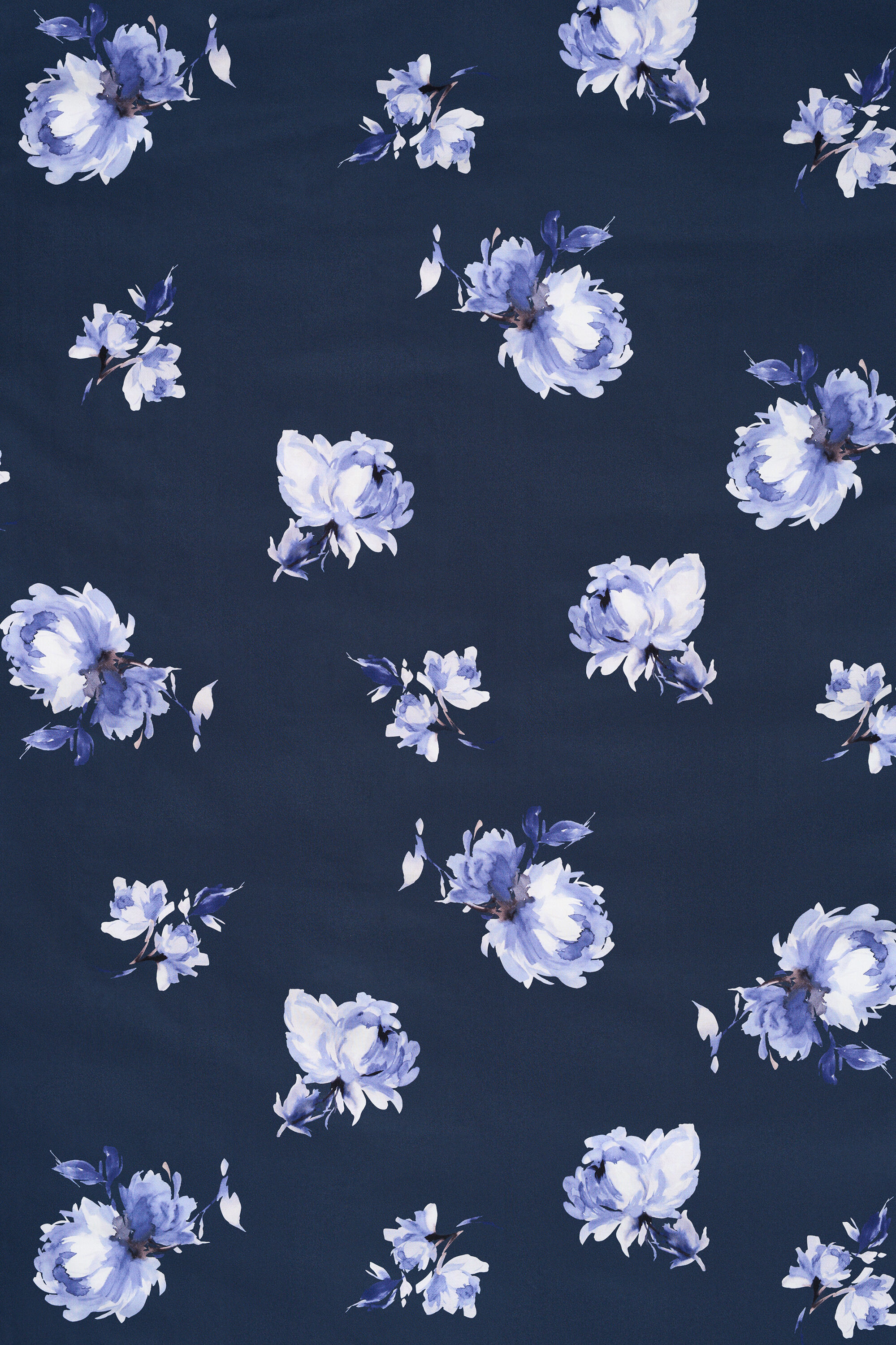 Enkelt dynebetræk med blomsterprint