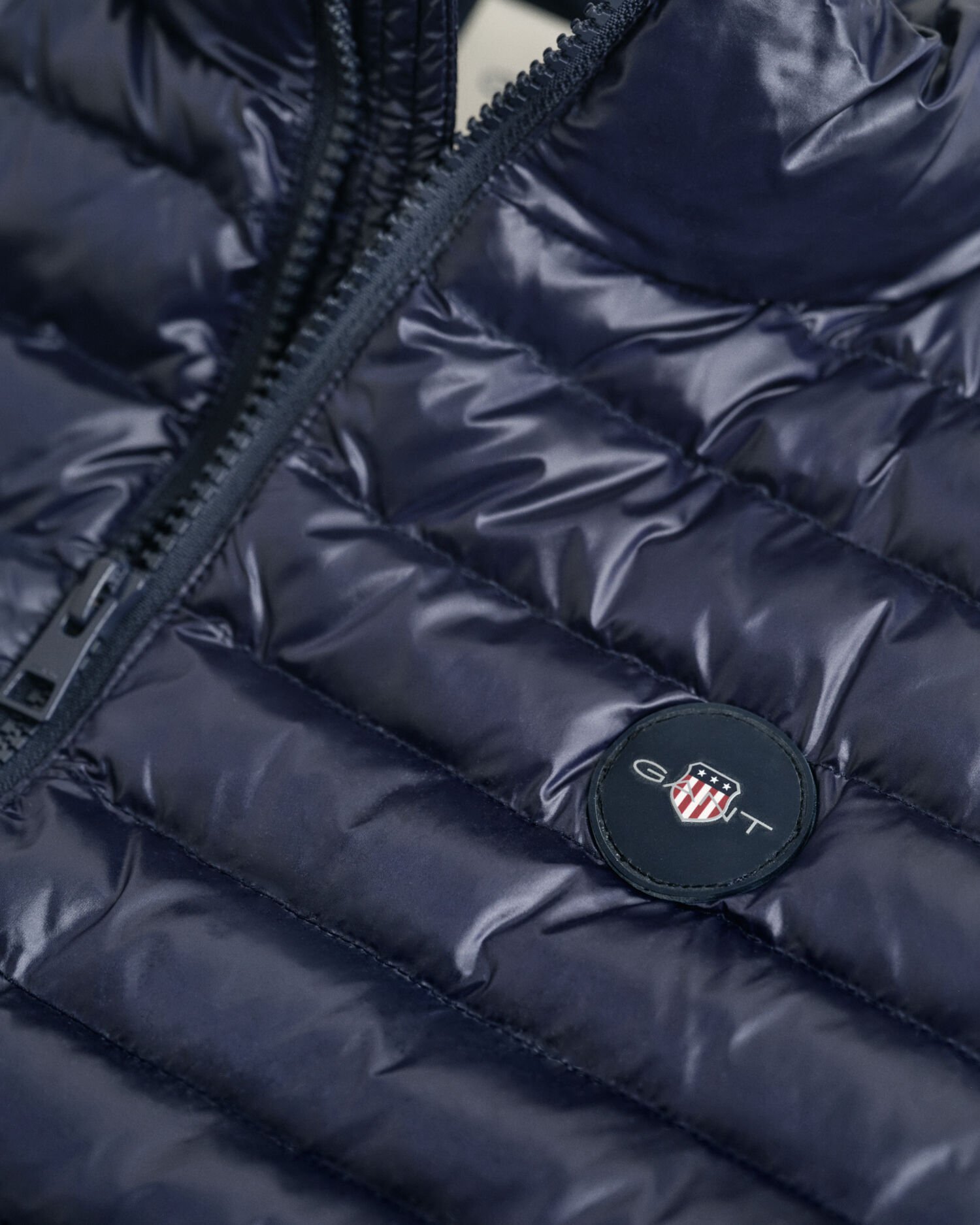 Teens skinnende let vatteret vest