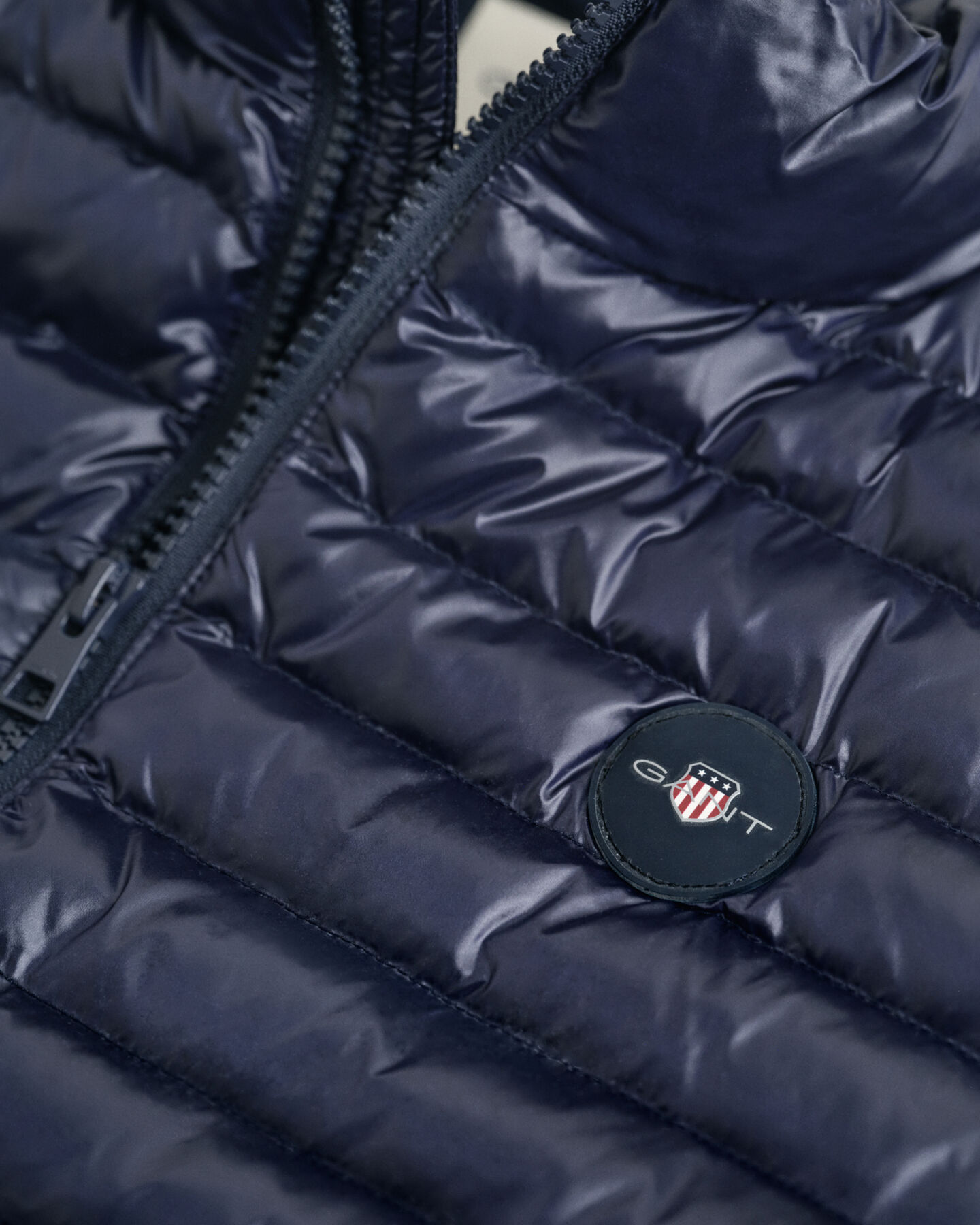 Teens skinnende let vatteret vest