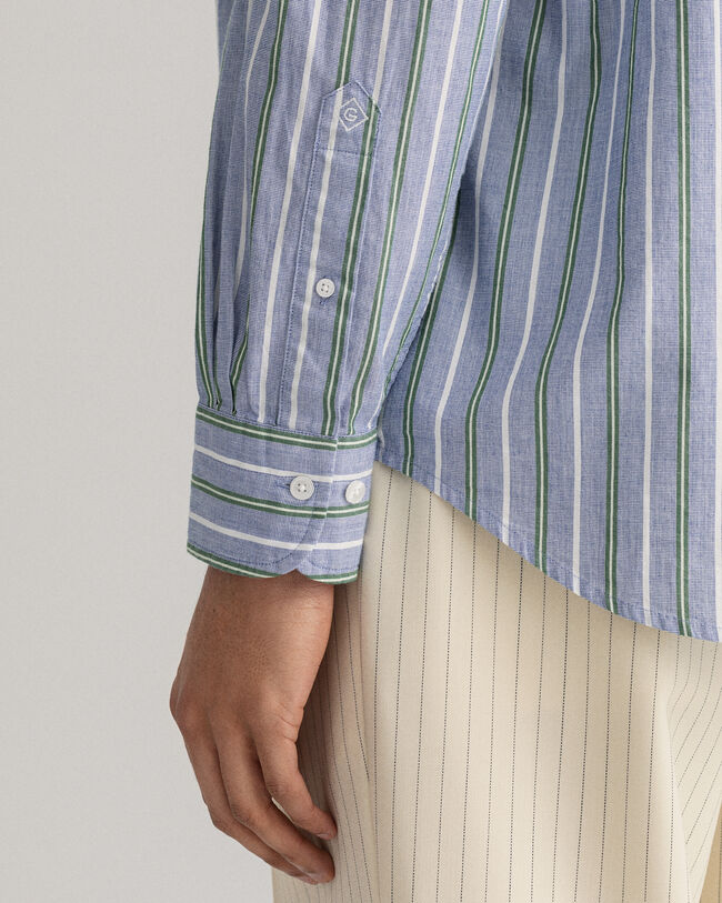 Relaxed fit skjorte af fil-&agrave;-fil