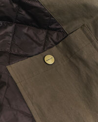 Vokset bomuldsfrakke