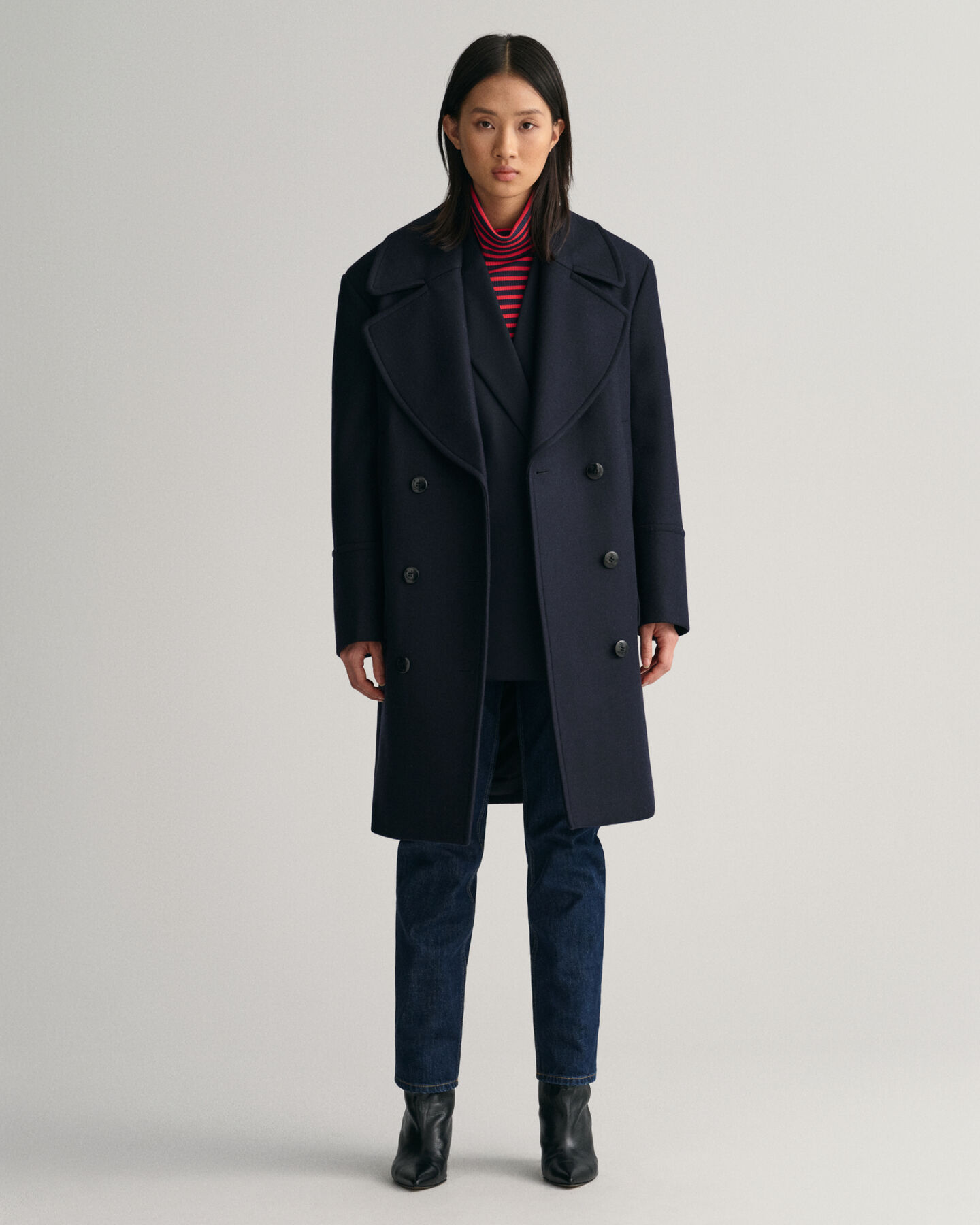 Sømandsjakke i uldblanding