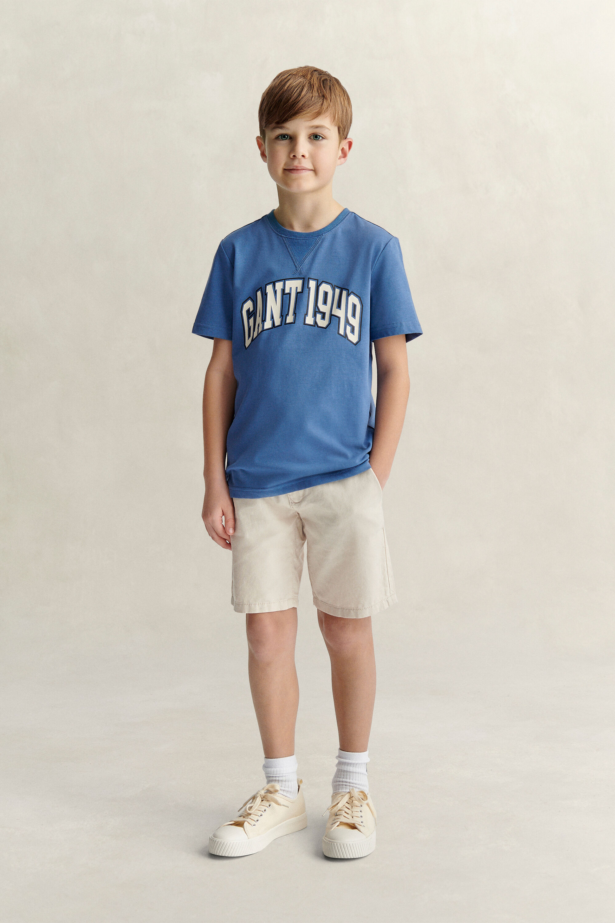 Teen Boys shorts i hørblanding
