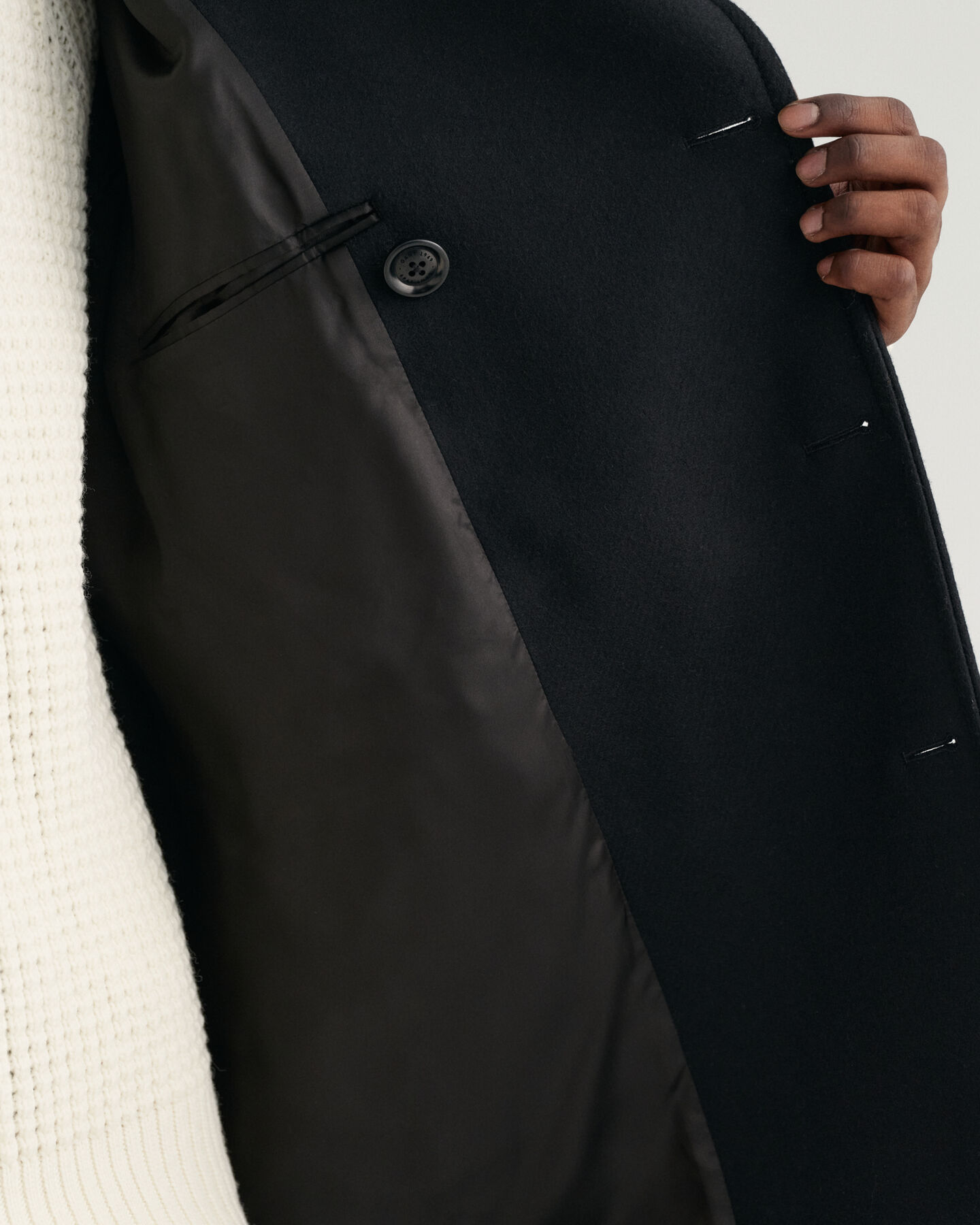 Oversized sømandsjakke af uld