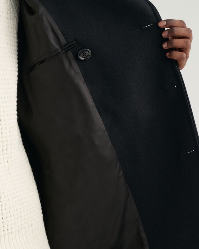 Oversized sømandsjakke af uld