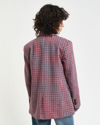 Regular fit houndstooth blazer