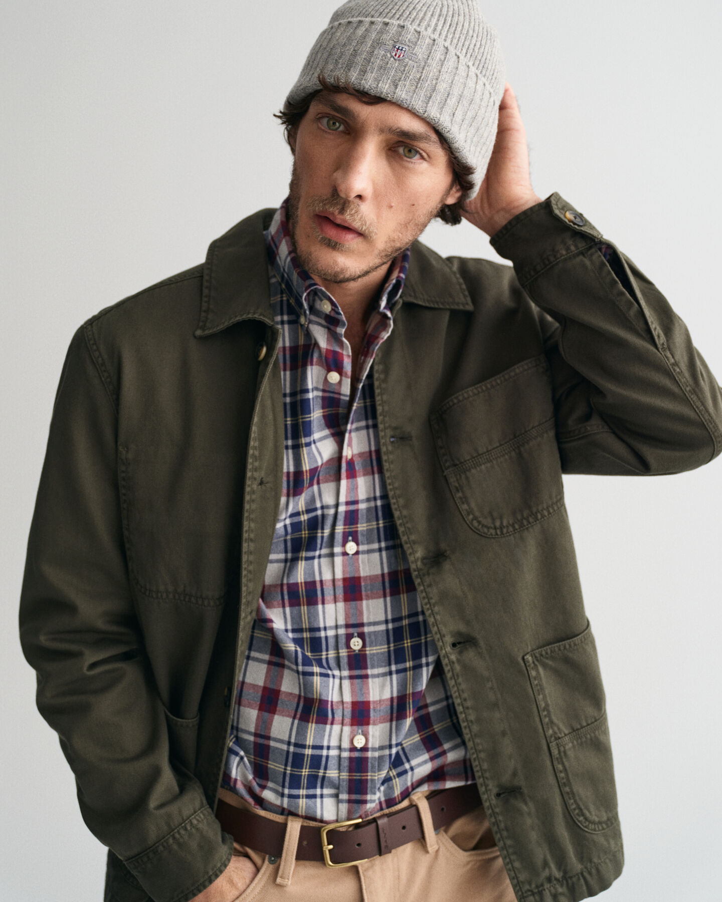 Garment-dyed overskjorte